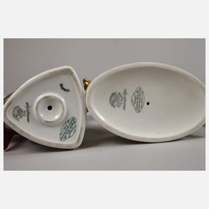 Hutschenreuther zwei Papageien