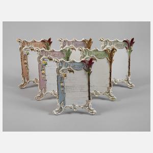 KPM Berlin Set Aufsteller als Menükarten