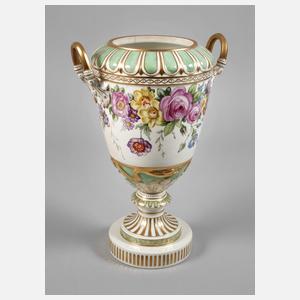 KPM Berlin Prunkvase Blumenmalerei