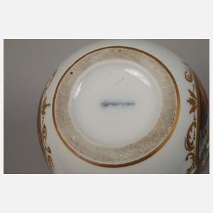 KPM Berlin Paar Enghalsvasen Kauffahrteiszene