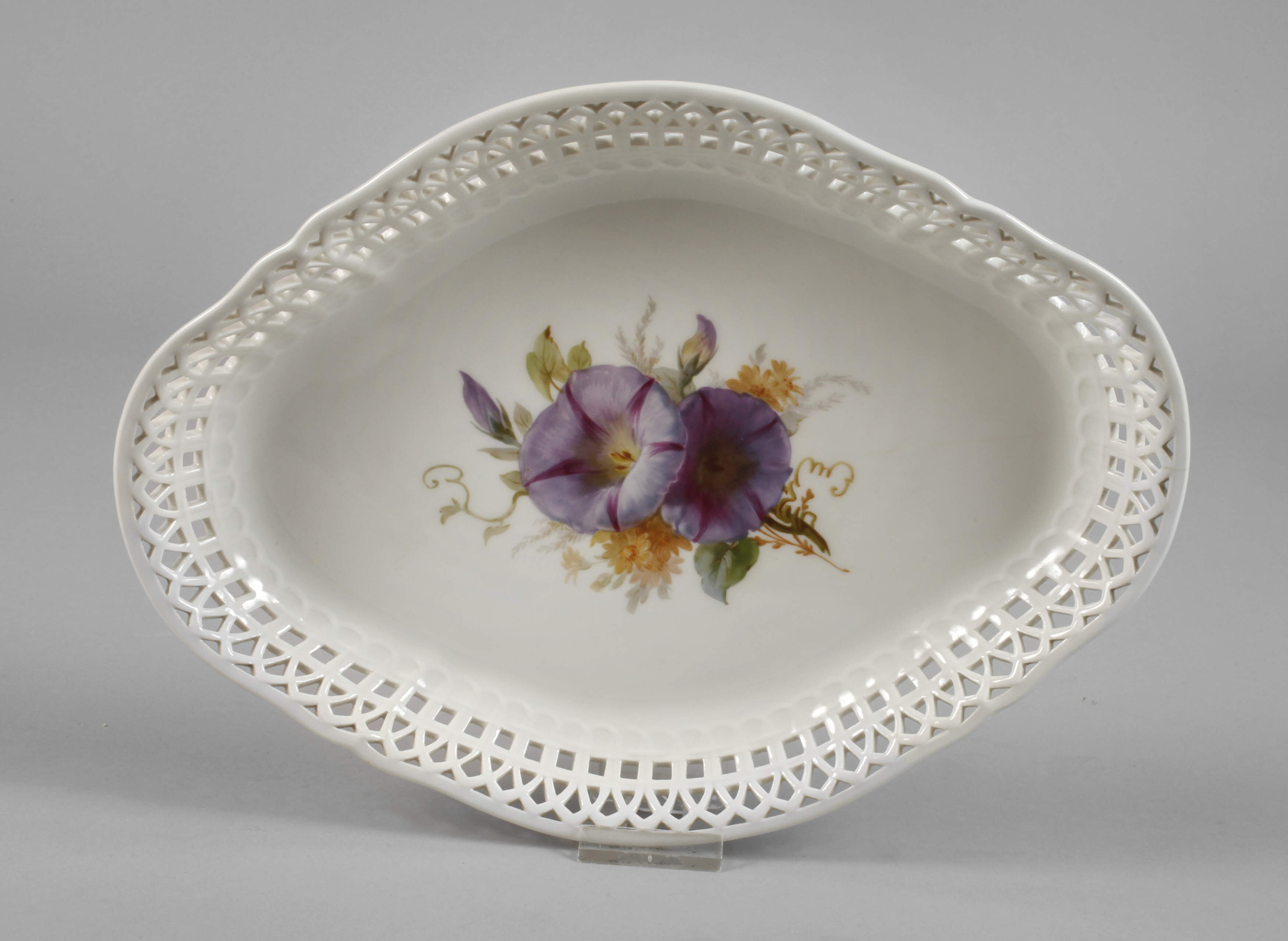 KPM Berlin "Englische Korbschale" Weichmalerei