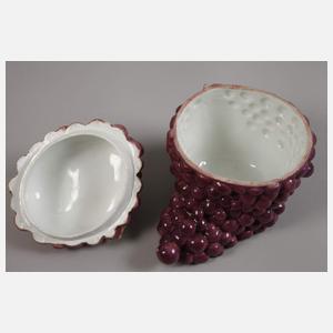 Meissen Deckeldose als Weintraube Punktzeit