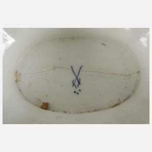 Meissen frühe Löwenkopf-Terrine "Zwiebelmuster"