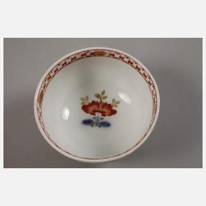 Meissen Koppchen mit Unterschale Kakiemondekor