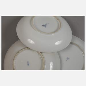 Meissen Konvolut Unterschalen Figurenmalerei