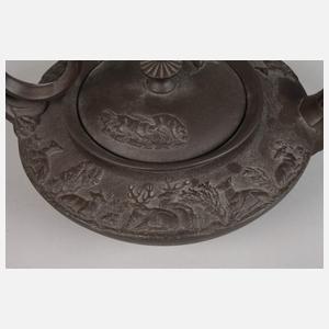 Meissen ungewöhnliches Kernstück Böttgersteinzeug