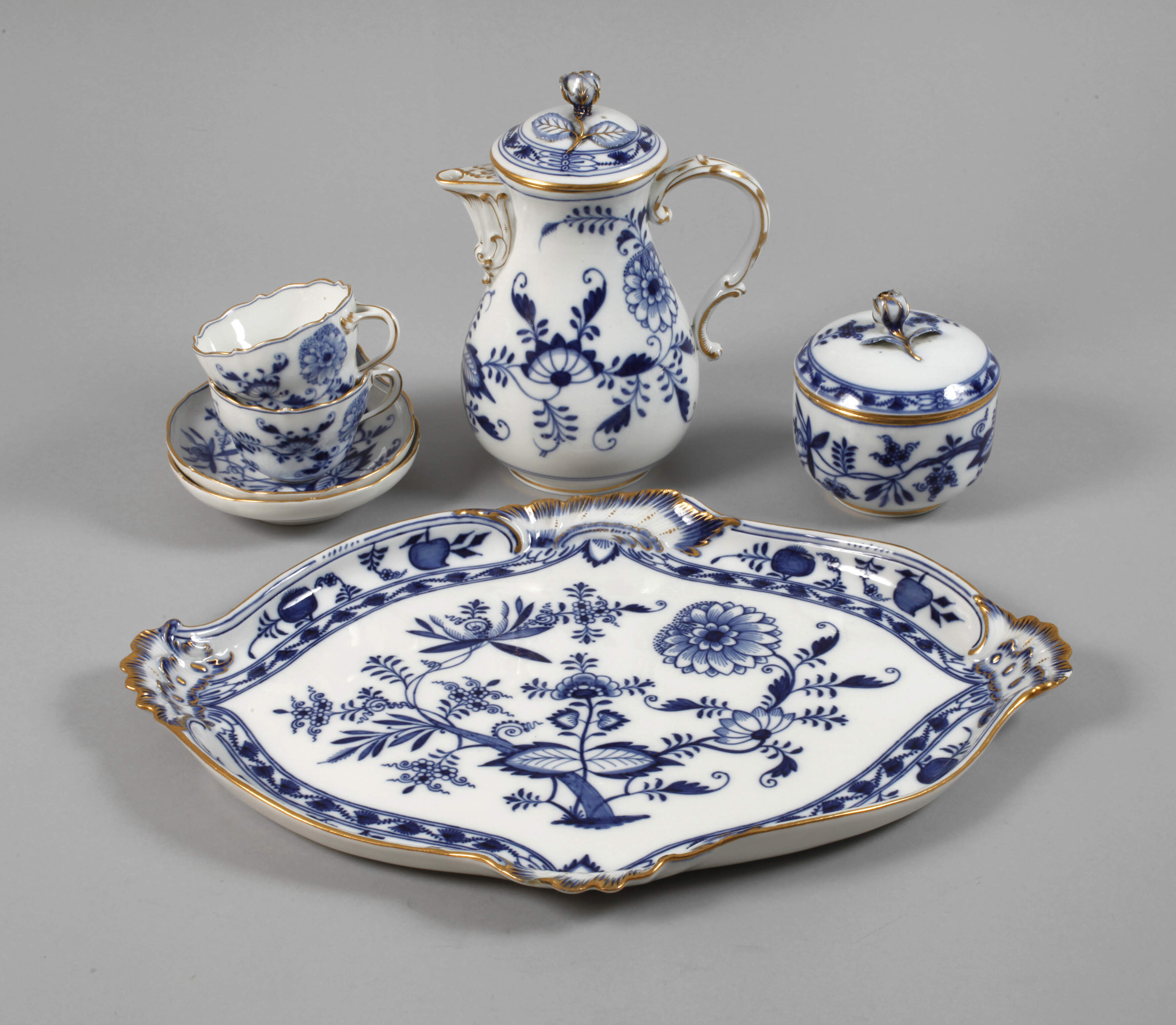 Meissen Tête-à-Tête "Zwiebelmuster/Gold"