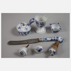 Meissen Konvolut "Zwiebelmuster"