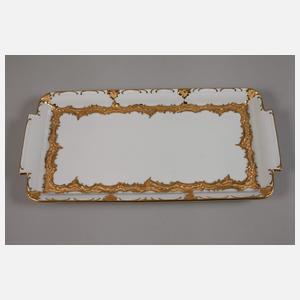 Meissen Königskuchenplatte "B-Form"