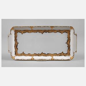 Meissen Königskuchenplatte "B-Form"