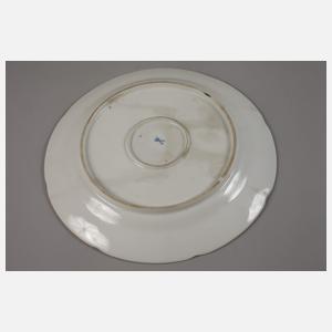 Meissen prunkvolle Kuchenplatte "B-Form"