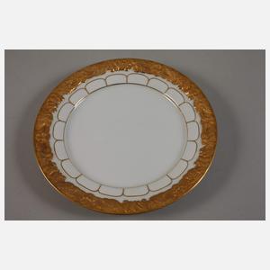 Meissen sechs Tassen und zwei Platten "X-Form"