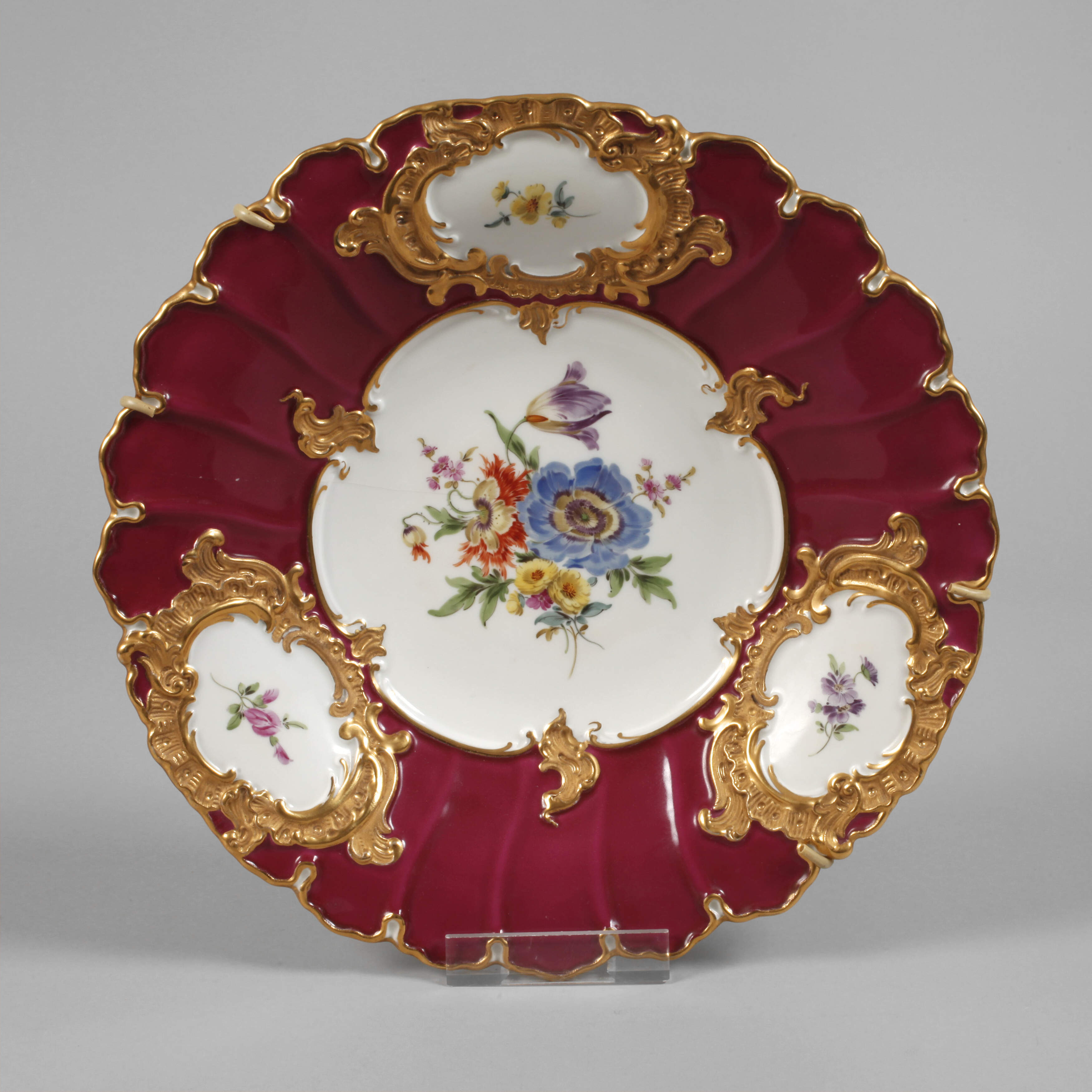 Meissen Prunkschale "Blumenbukett"