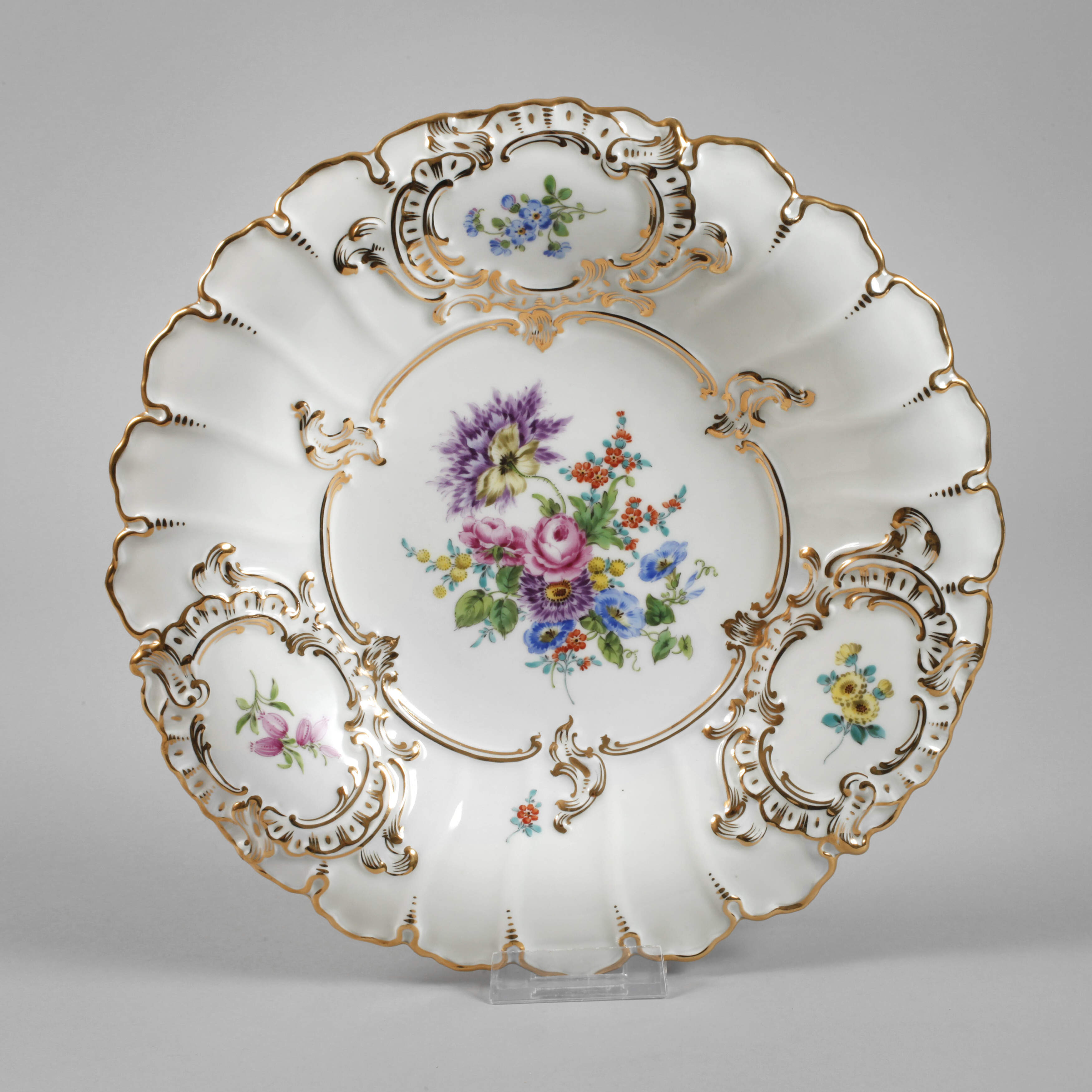 Meissen Prunkschale "Blumenbukett alter Manier"