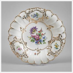 Meissen Prunkschale "Blumenbukett alter Manier"