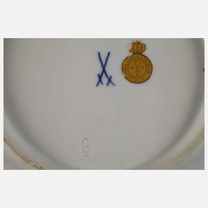 Meissen Prunkschale Streublümchendekor