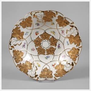 Meissen Prunkschale Streublümchendekor