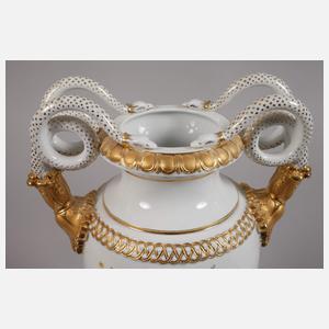 Meissen Paar "Schlangenhenkelvasen“