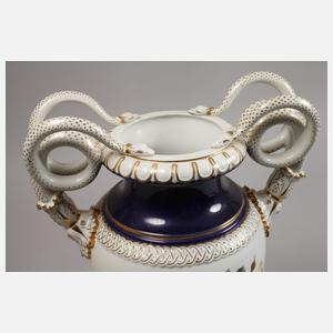Meissen große "Schlangenhenkelvase"