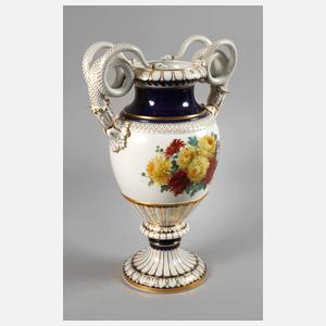 Meissen große "Schlangenhenkelvase"