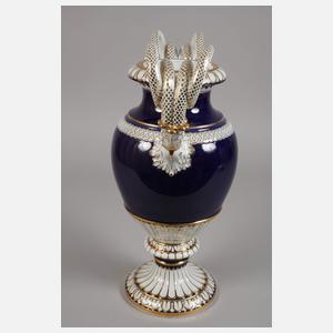 Meissen große "Schlangenhenkelvase"