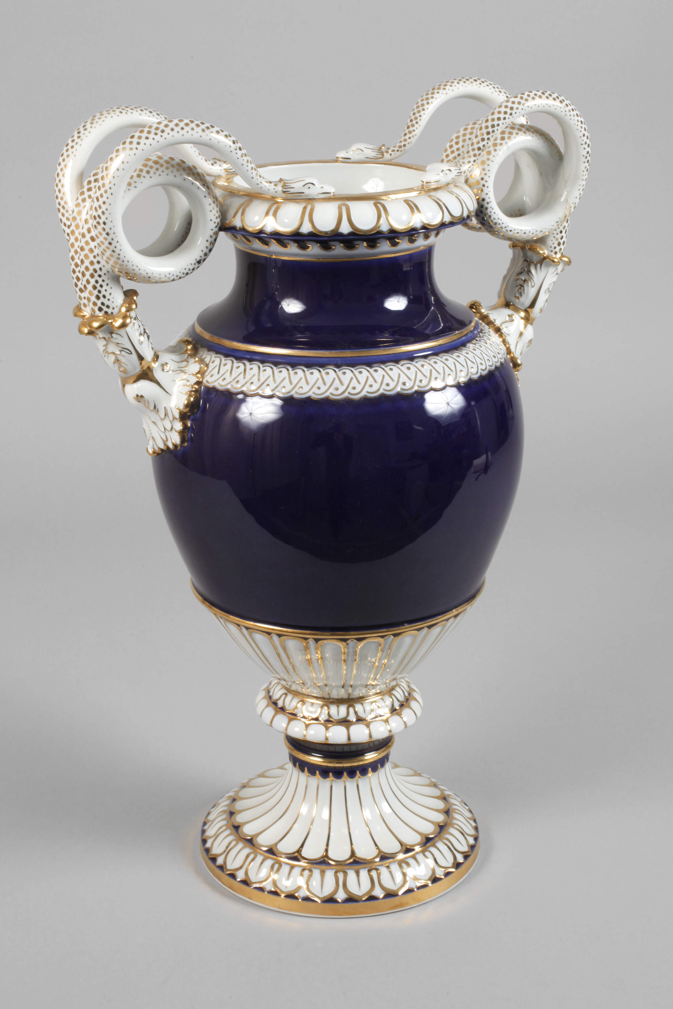 Meissen große "Schlangenhenkelvase"