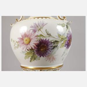 Meissen große prunkvolle "Henkelvase"