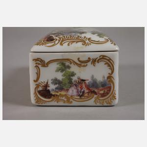 Meissen Tabatiere Figurenmalerei