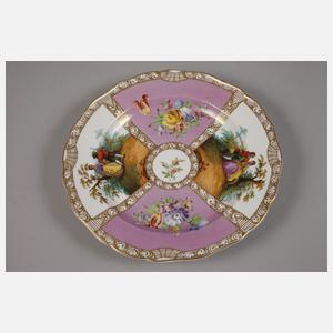 Meissen Prunkteller Watteaumalerei
