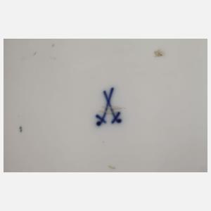 Meissen Prunkteller Watteaumalerei