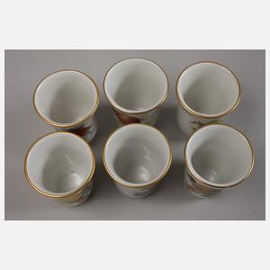 Meissen Schnapsservice "Fruchtmalerei"