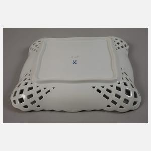 Meissen Durchbruchschale Pilzdekor