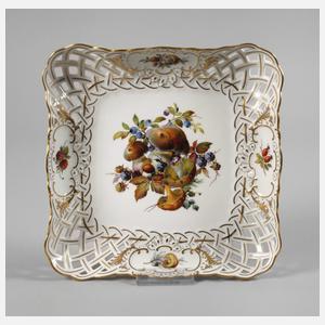 Meissen Durchbruchschale Pilzdekor