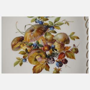 Meissen Durchbruchschale Pilzdekor