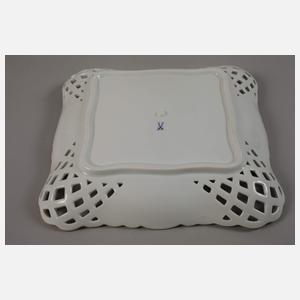 Meissen Durchbruchschale Pilzdekor