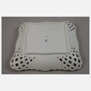 Meissen Durchbruchschale Pilzdekor