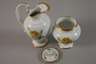 Meissen Kaffeeservice "Schwanenhals/Gelbe Rose"