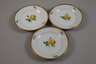 Meissen sechs Kuchenteller "Gelbe Rose"