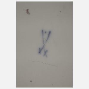 Meissen Deckelterrine "Rote Rose"