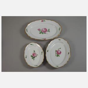 Meissen Speiseservice "Rote Rose"