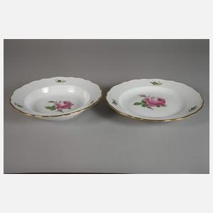 Meissen Speiseservice "Rote Rose"