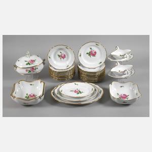 Meissen Speiseservice "Rote Rose"