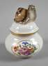 Meissen Deckeldose mit Schneckenknauf