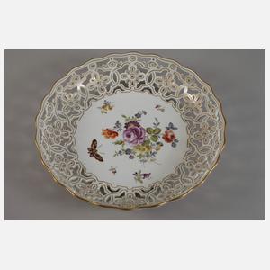 Meissen Durchbruchschale "Bukett alter Manier"