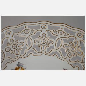 Meissen Durchbruchschale "Bukett alter Manier"