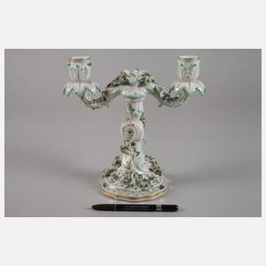 Meissen Prunkleuchter Indischmalerei