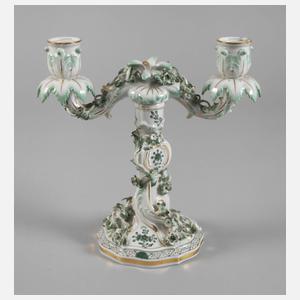 Meissen Prunkleuchter Indischmalerei