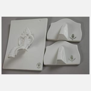 Drei Werbeaufsteller Nymphenburg