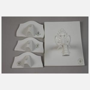 Vier Werbeaufsteller Nymphenburg