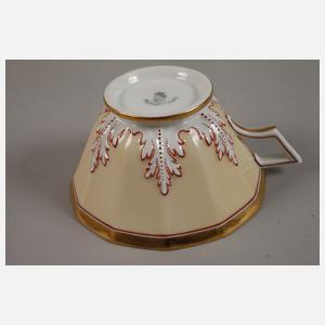 Nymphenburg 13 Kaffeetassen "Perl"